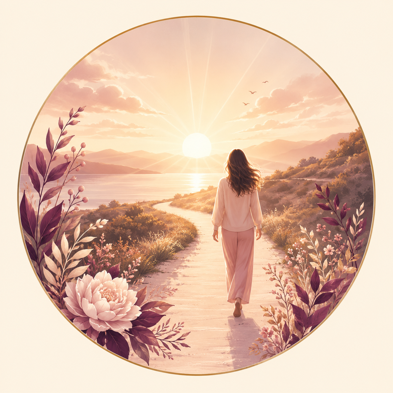 Woman with renewed focus and drive